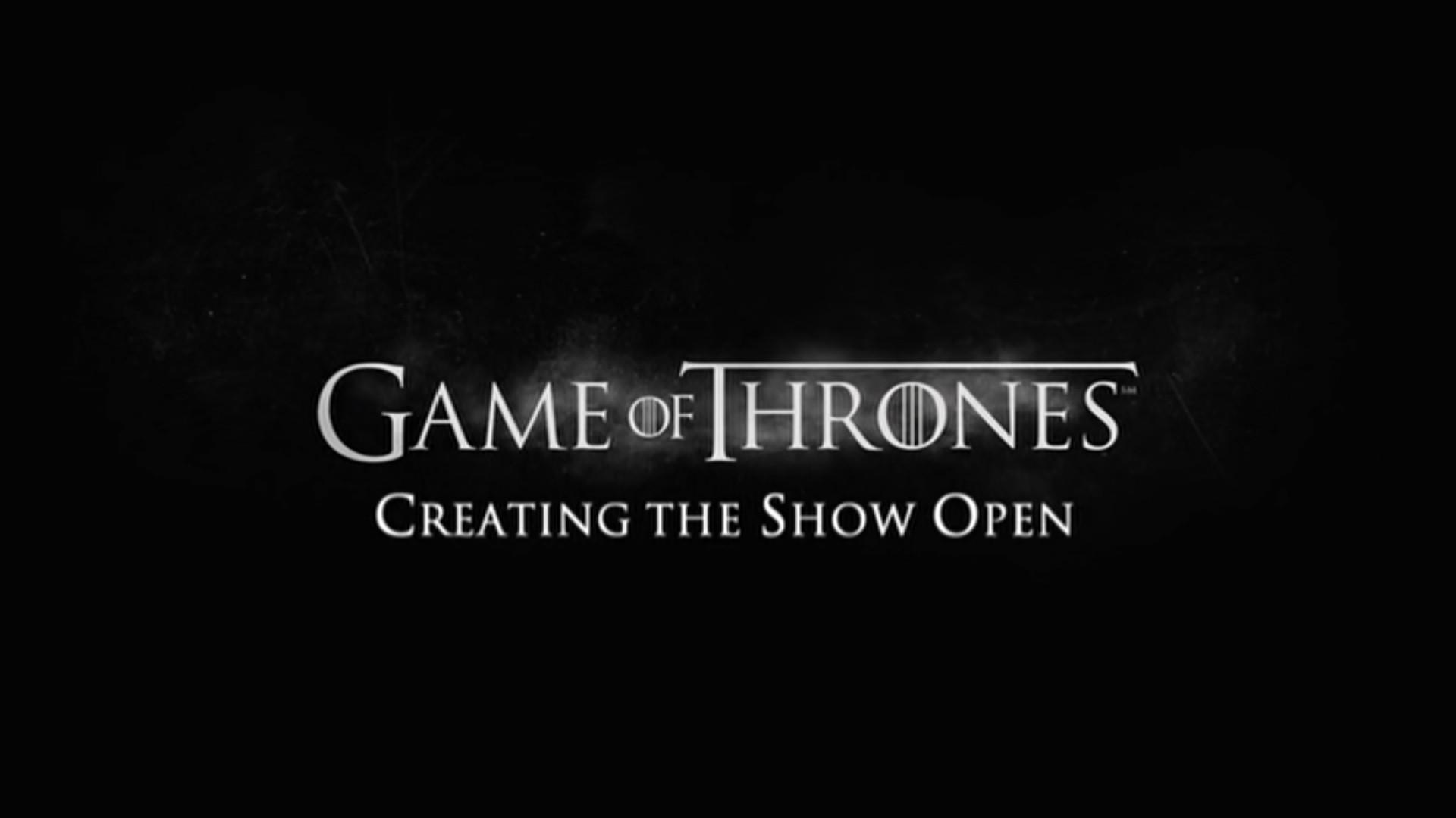 Still from Creating the show open