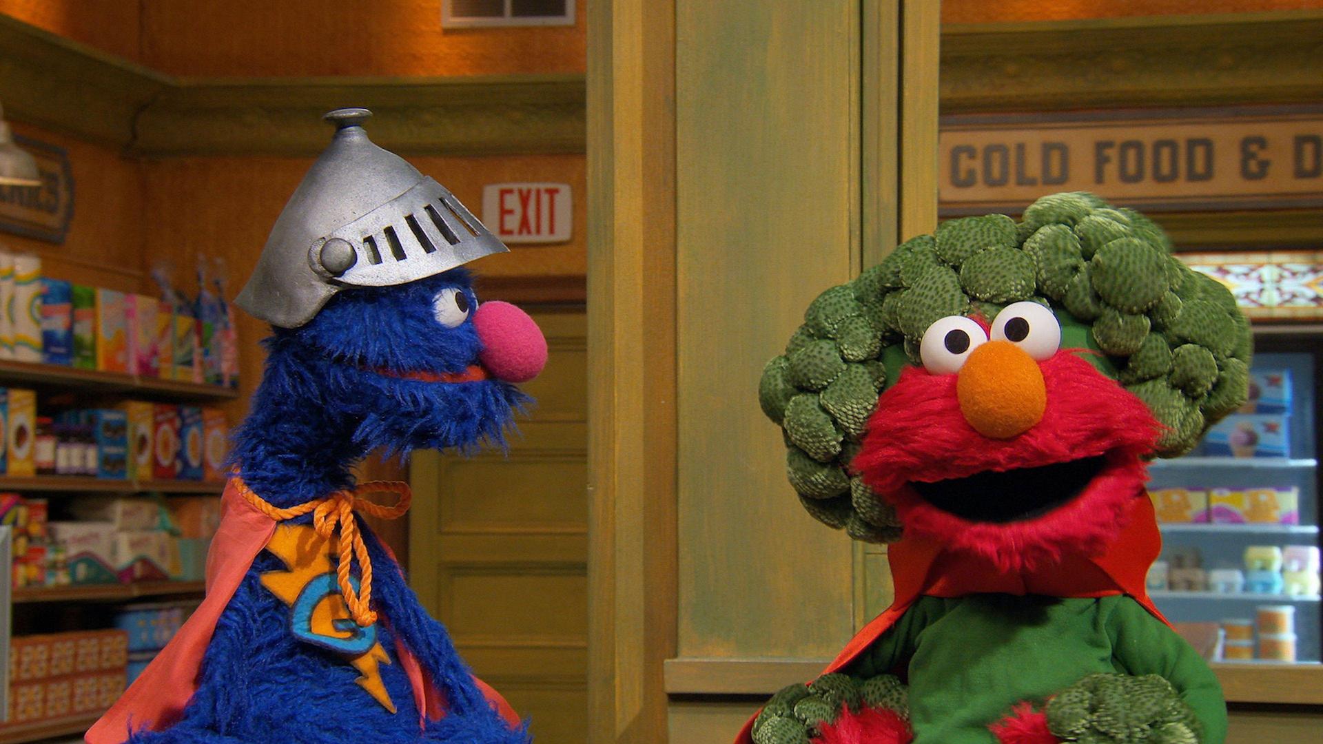 Still from Elmo and the Healthy Heroes