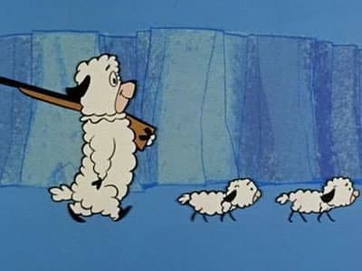 Still from Sheep-Shape Sheepherder