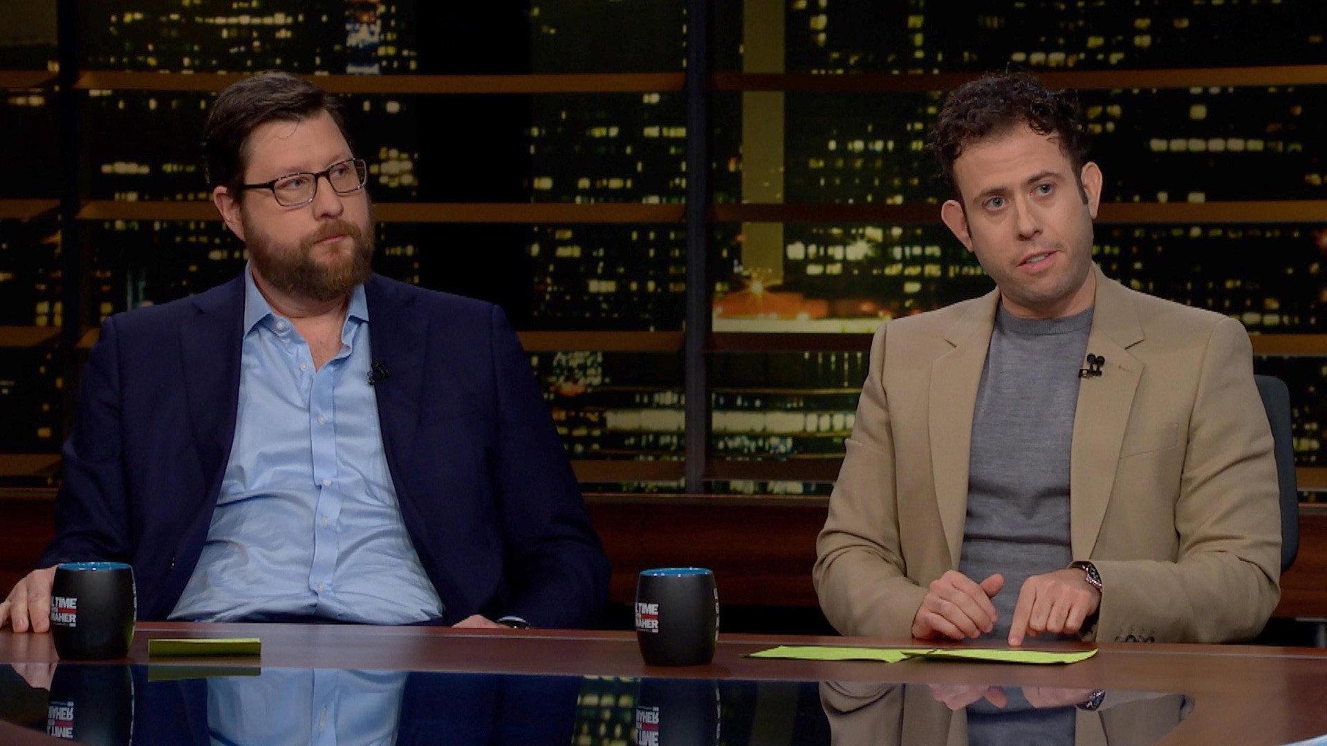 Still from October 13, 2023: Tristan Harris, James Kirchick, Matt Duss