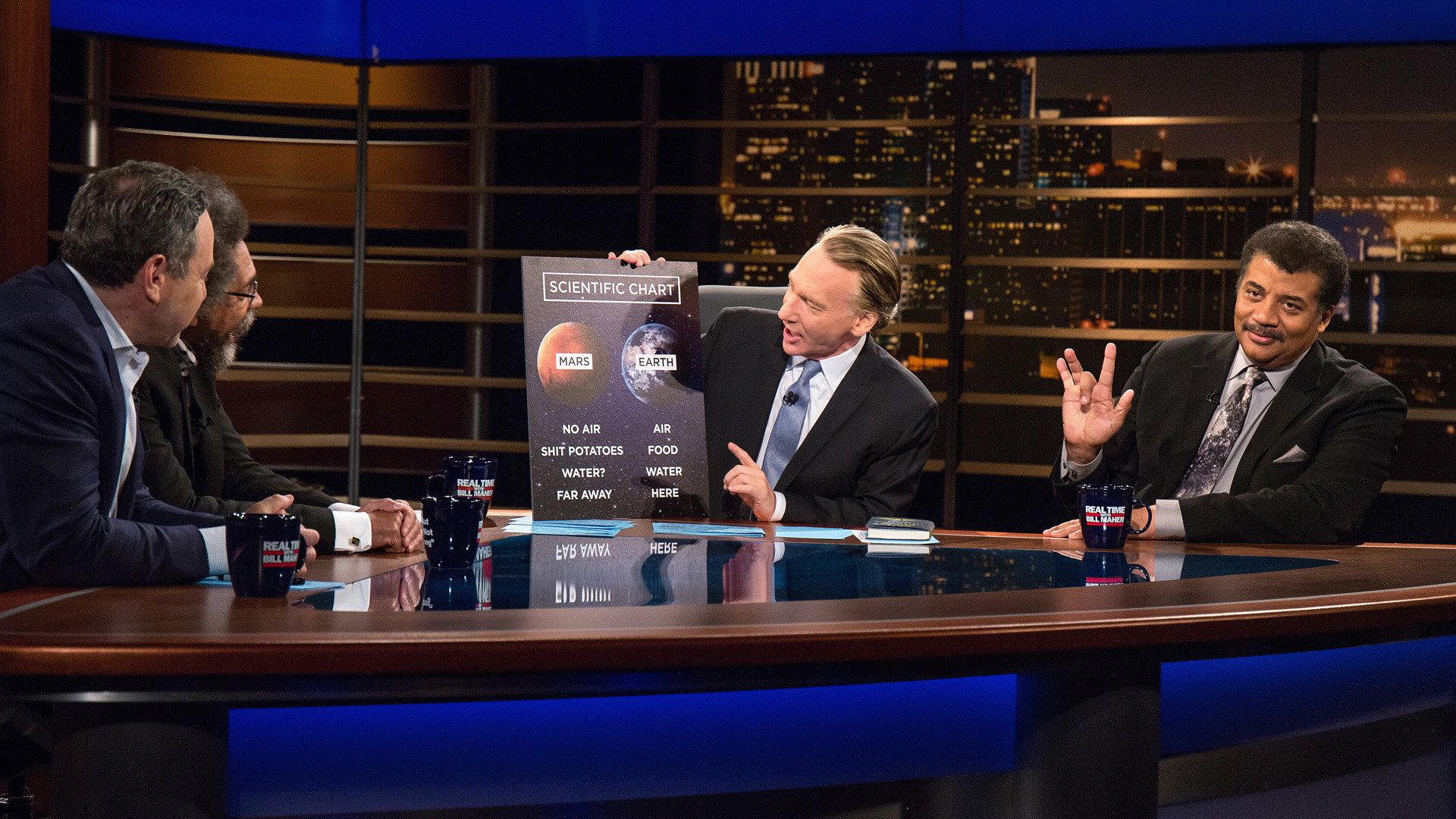 Still from Boris Epshteyn; Neil deGrasse Tyson; David Frum; Cornel West