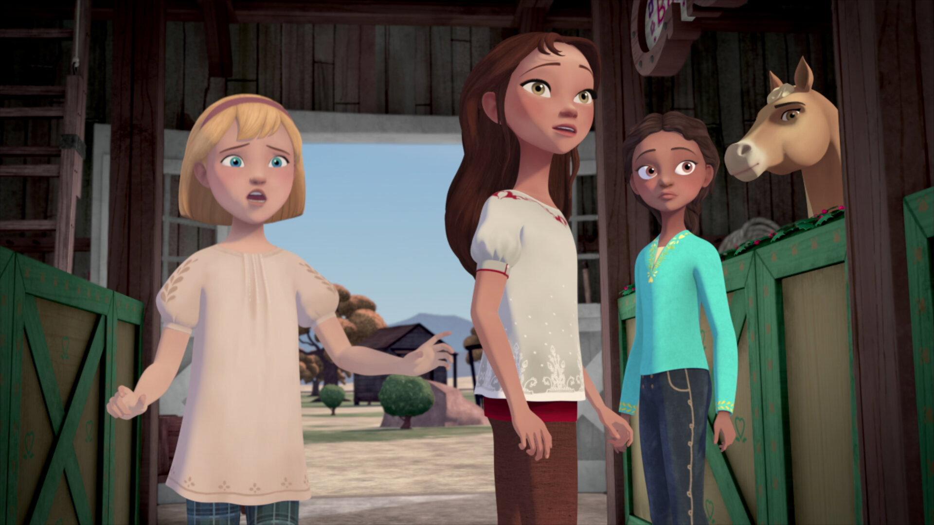 Still from Lucky and the Christmas Spirit