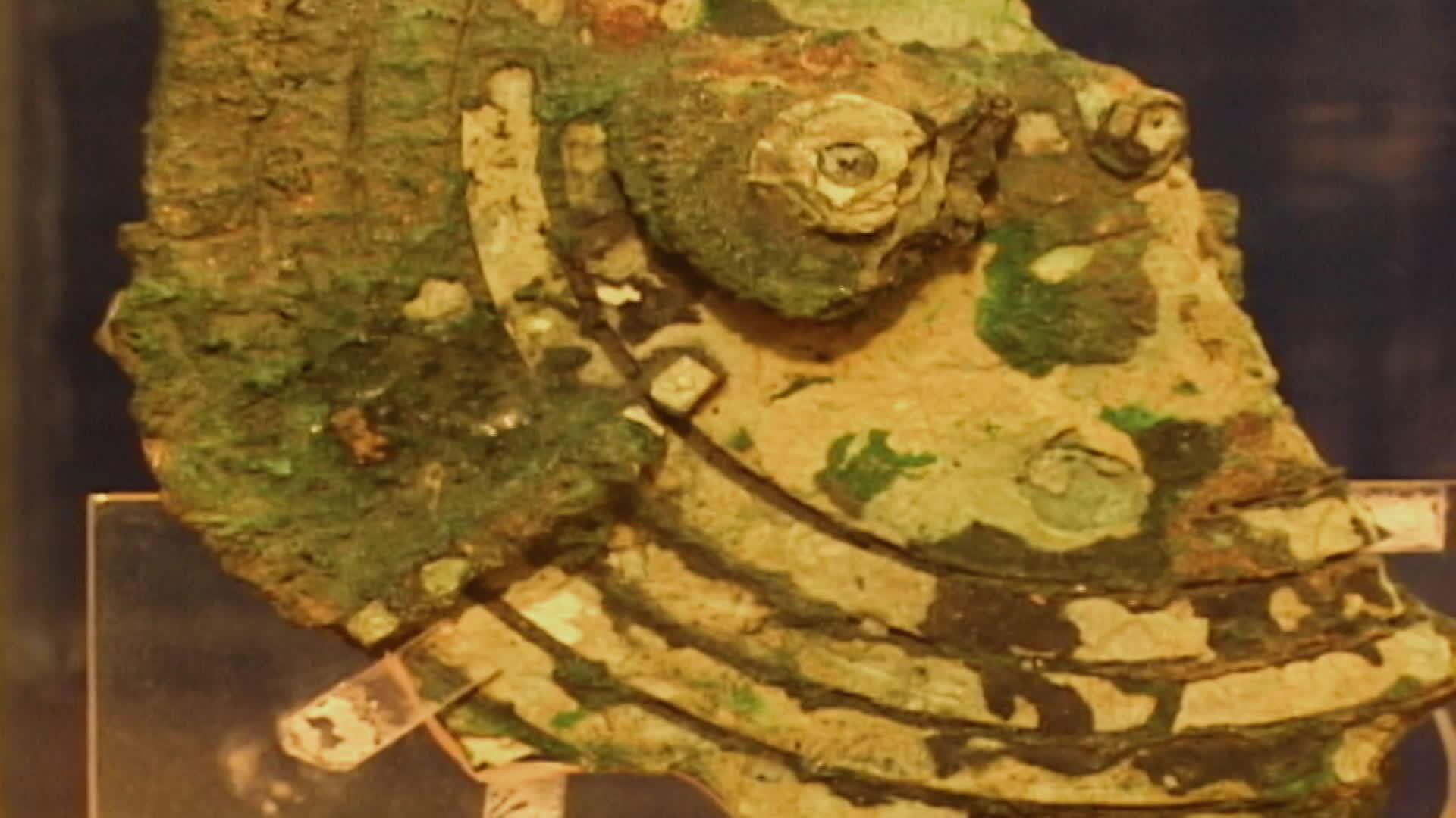 Still from Decoding the Mysterious Antikythera Mechanism