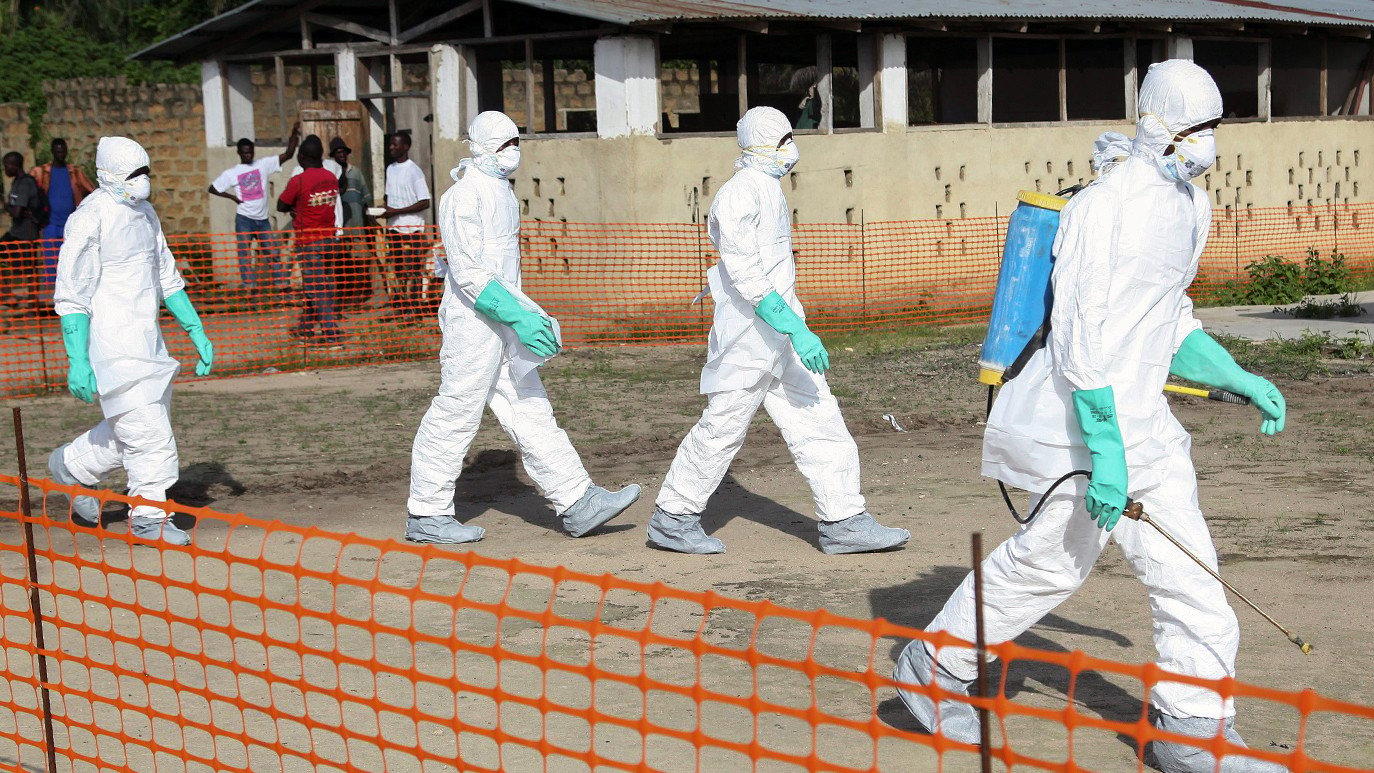 Still from Surviving Ebola