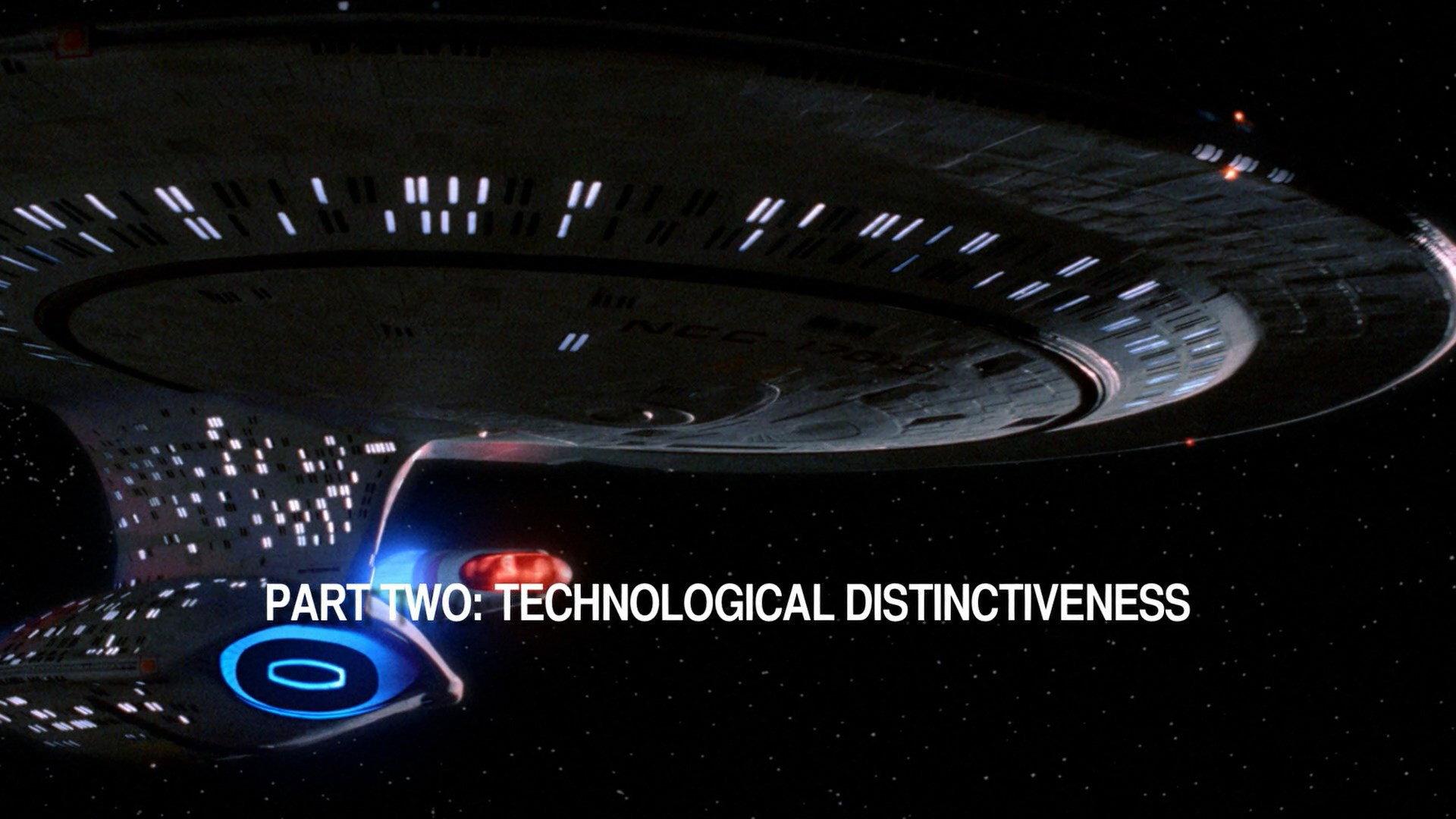 Still from Resistance Is Futile: Assimilating Star Trek: The Next Generation - Part 2: Technological Distinctiveness