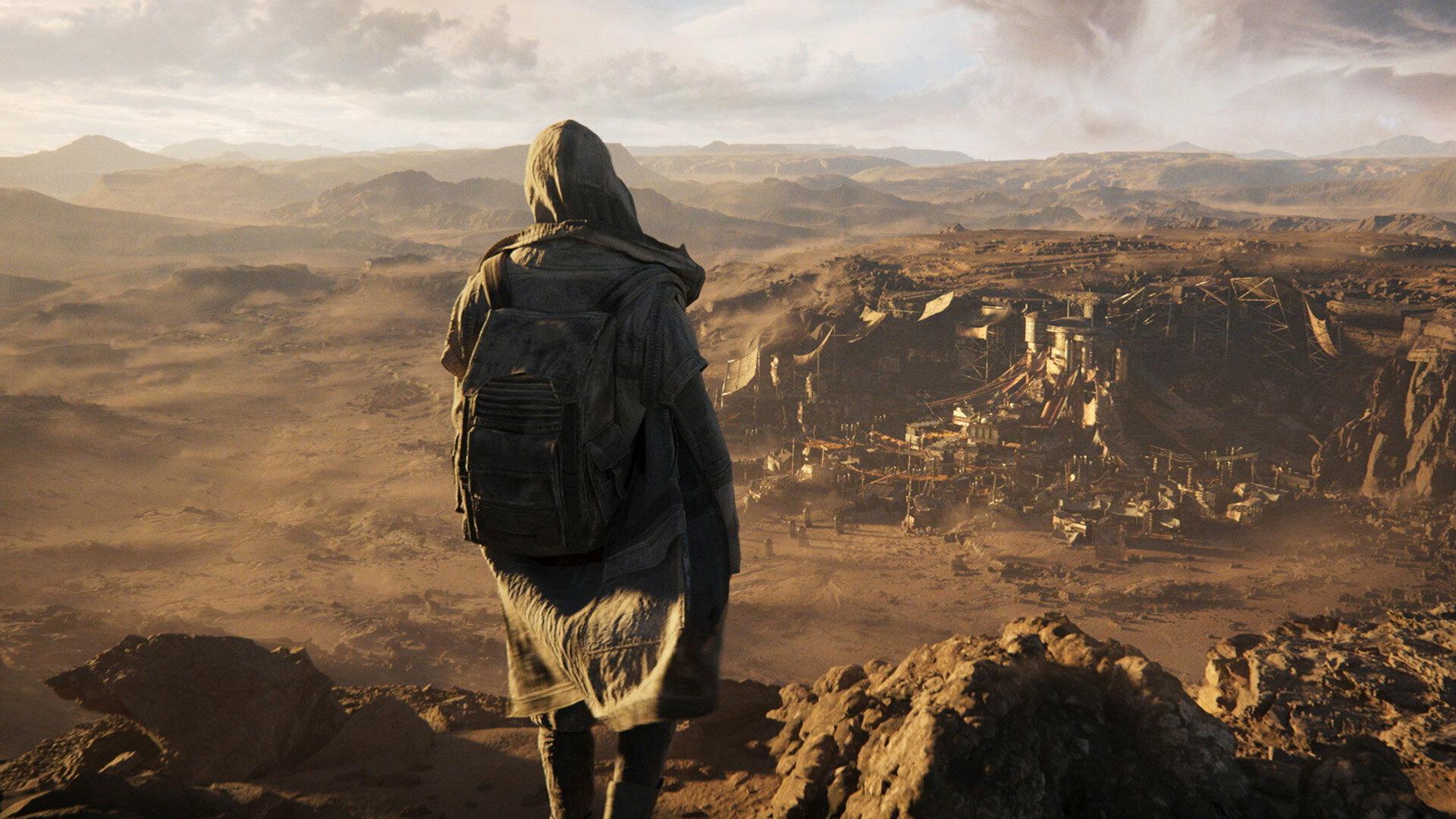 Still from Snow in the Desert