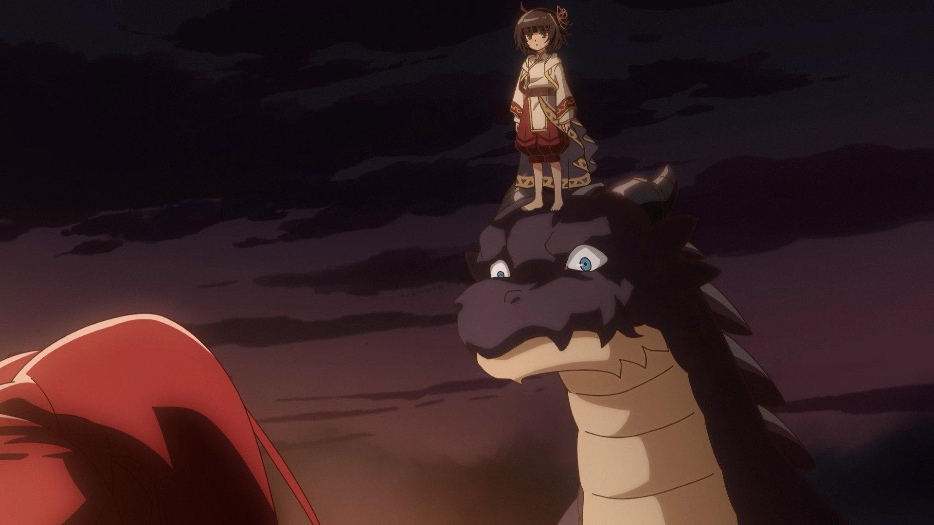 Still from Let’s set out on an expedition, great evil dragon!