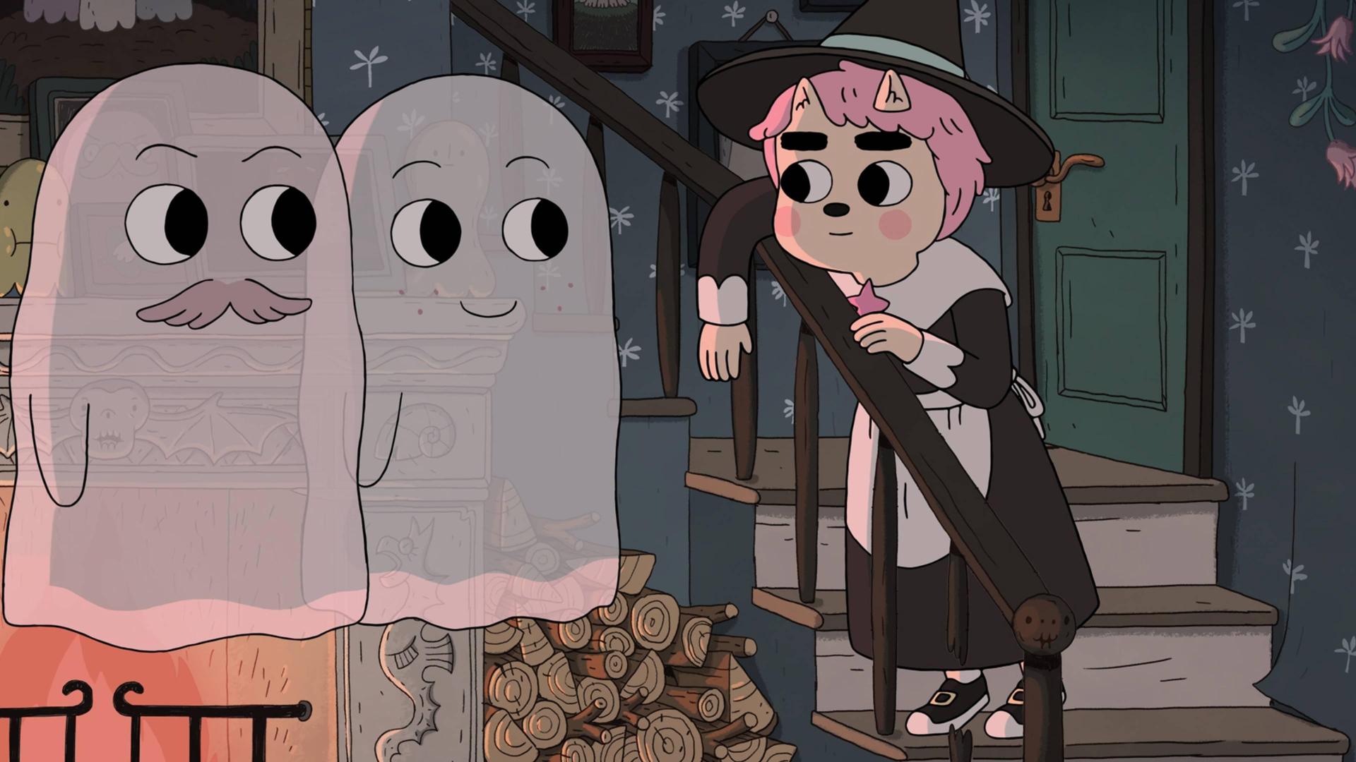 Still from Betsy and Ghost Chapter 1: Burps 'n Sighs