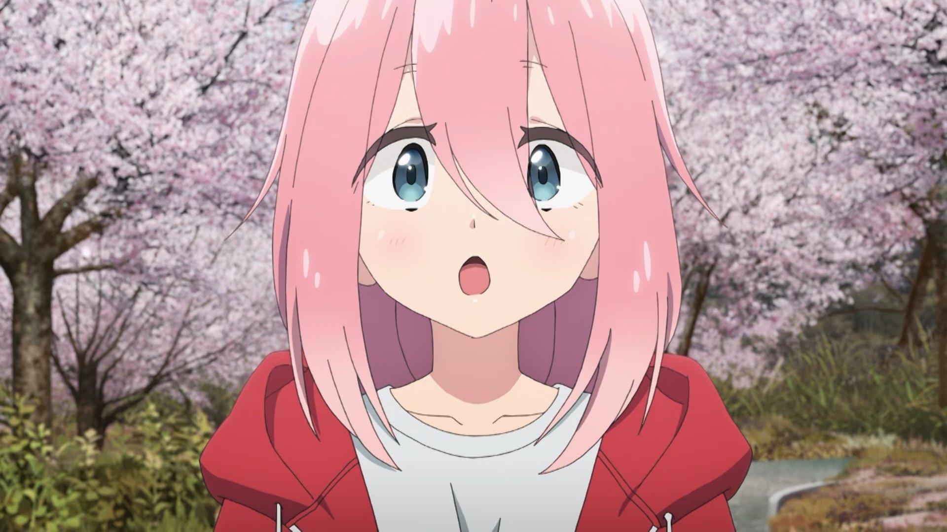Still from Touring and Checking Out the Cherry Blossoms