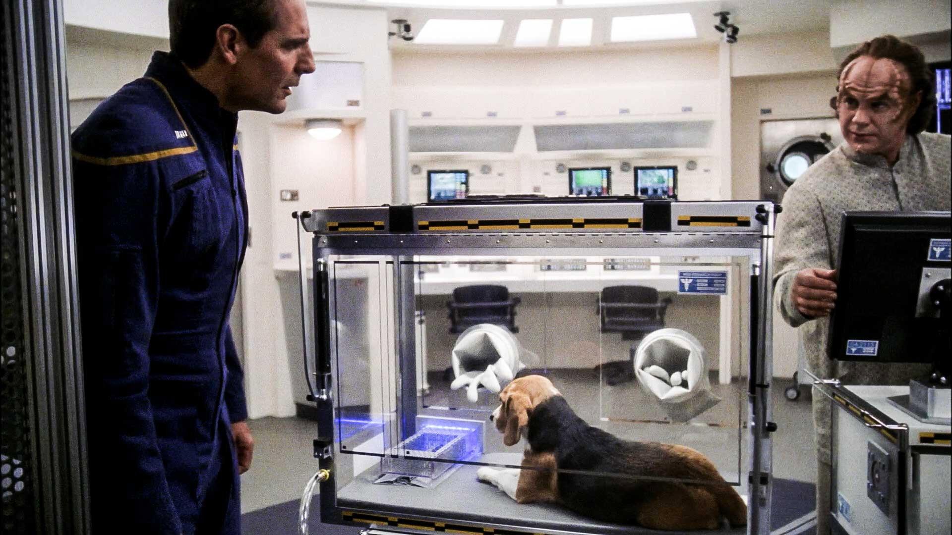 Still from A Night in Sickbay