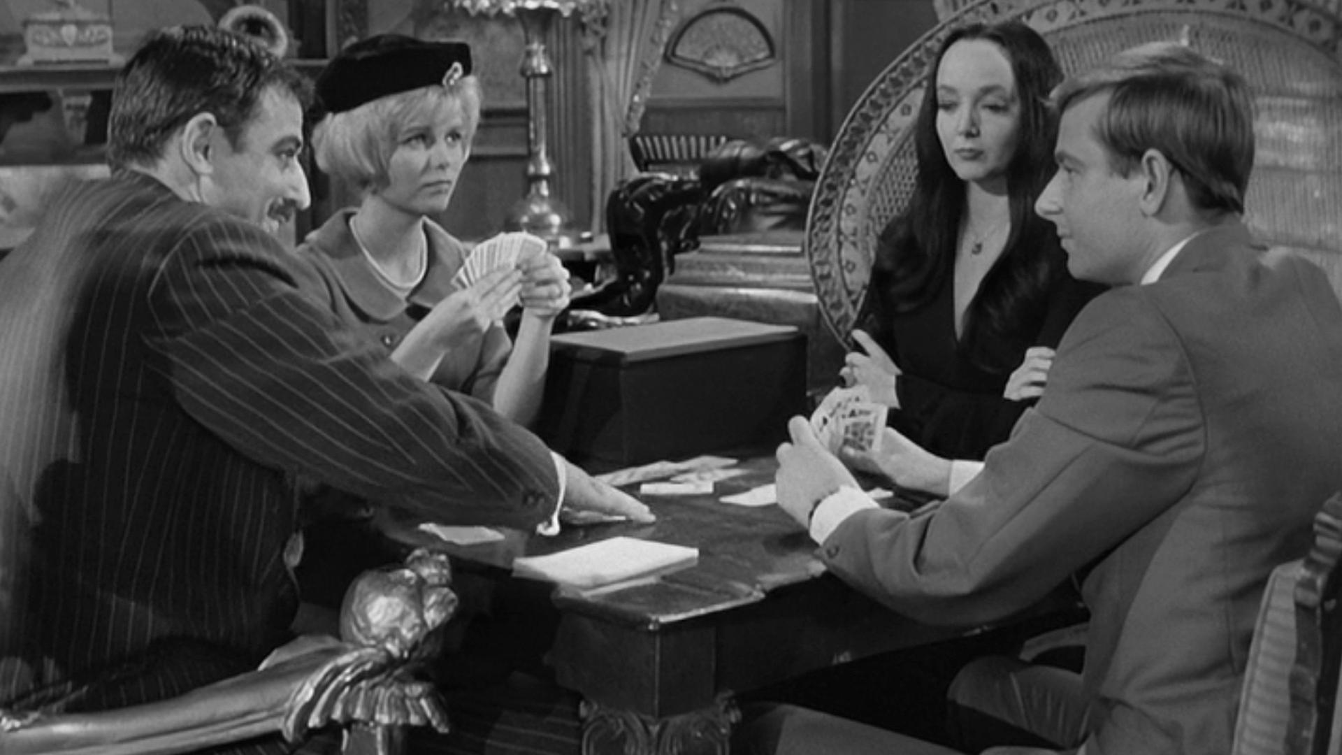 Still from The New Neighbors Meet the Addams Family