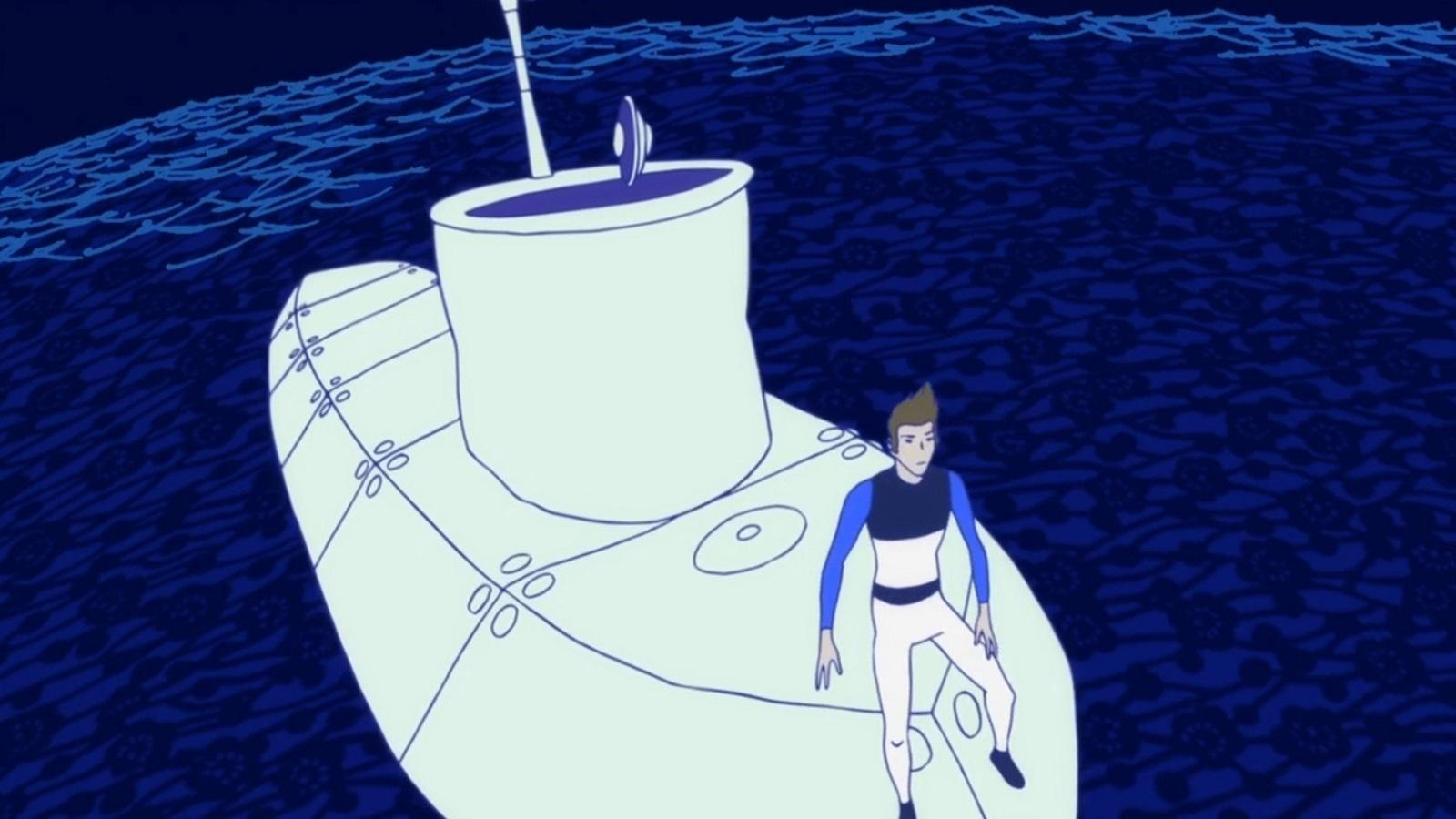 Still from Land Submarine, To the South Pole