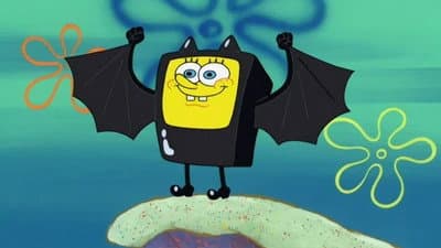 Still from The Sponge Who Could Fly