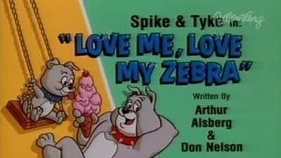 Still from Love Me, Love My Zebra