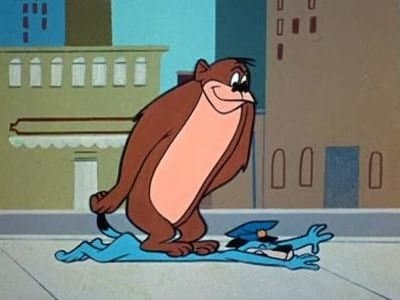 Still from Huckleberry Hound Meets Wee Willie