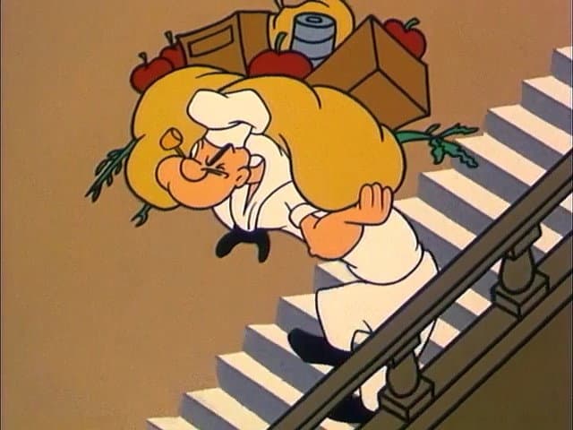 Still from Popeye's Pizza Palace