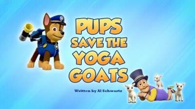 Still from Pups Save the Yoga Goats