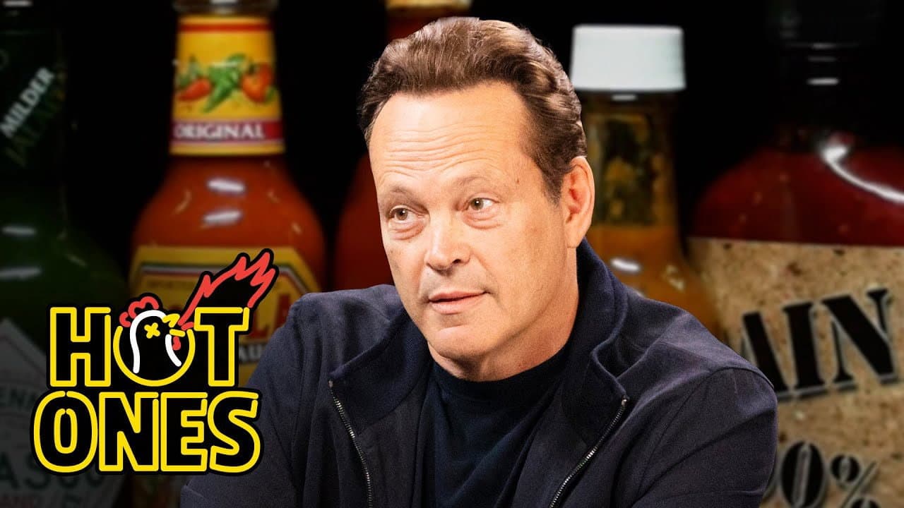 Still from Vince Vaughn Catches a Hot Streak While Eating Spicy Wings