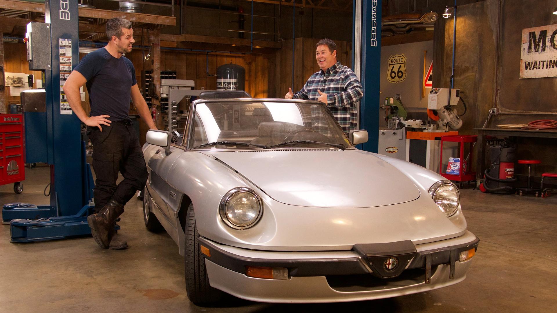 Still from 1987 Alfa Romeo Spider Quadrifoglio