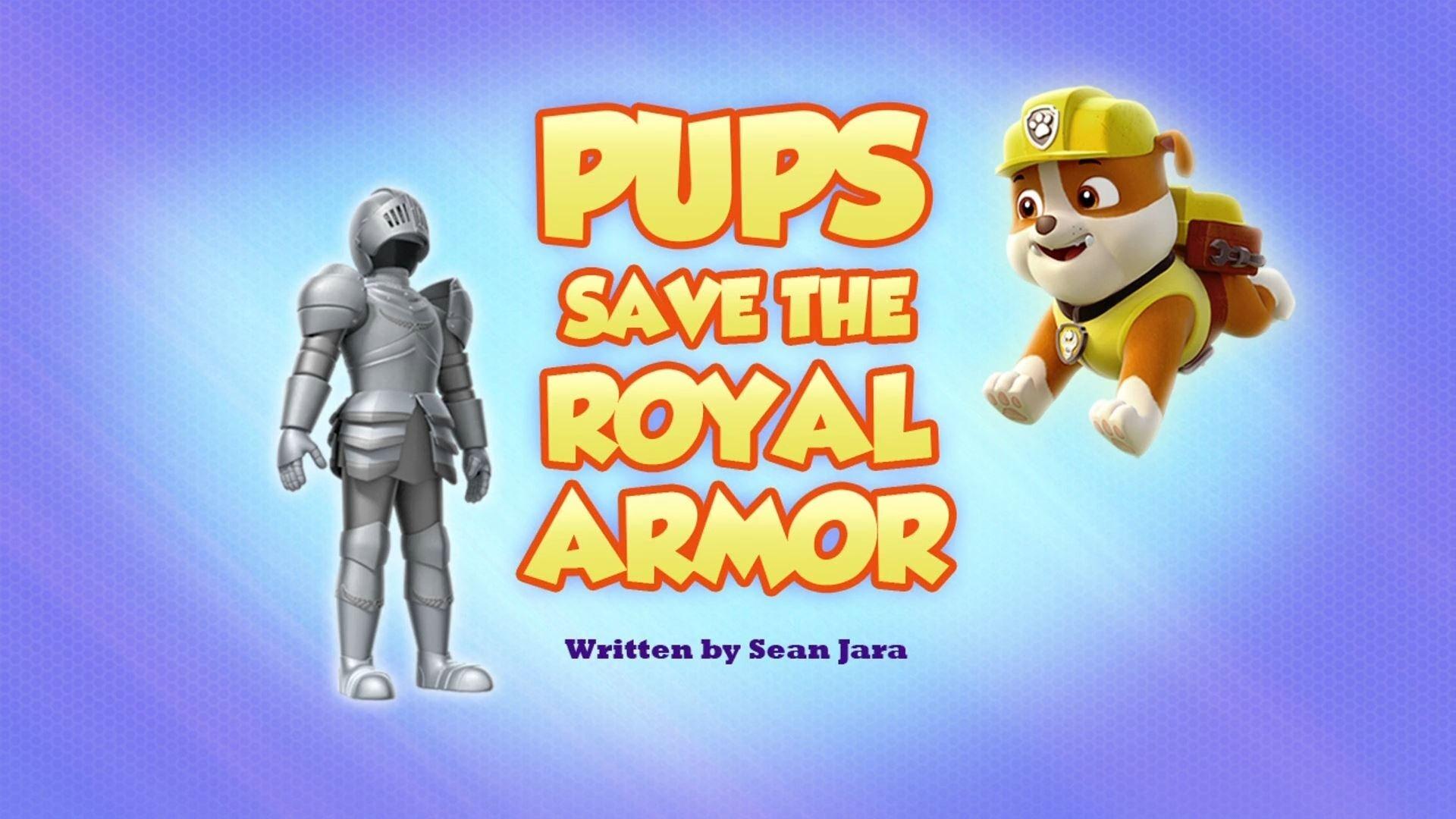 Still from Pups Save the Royal Armor