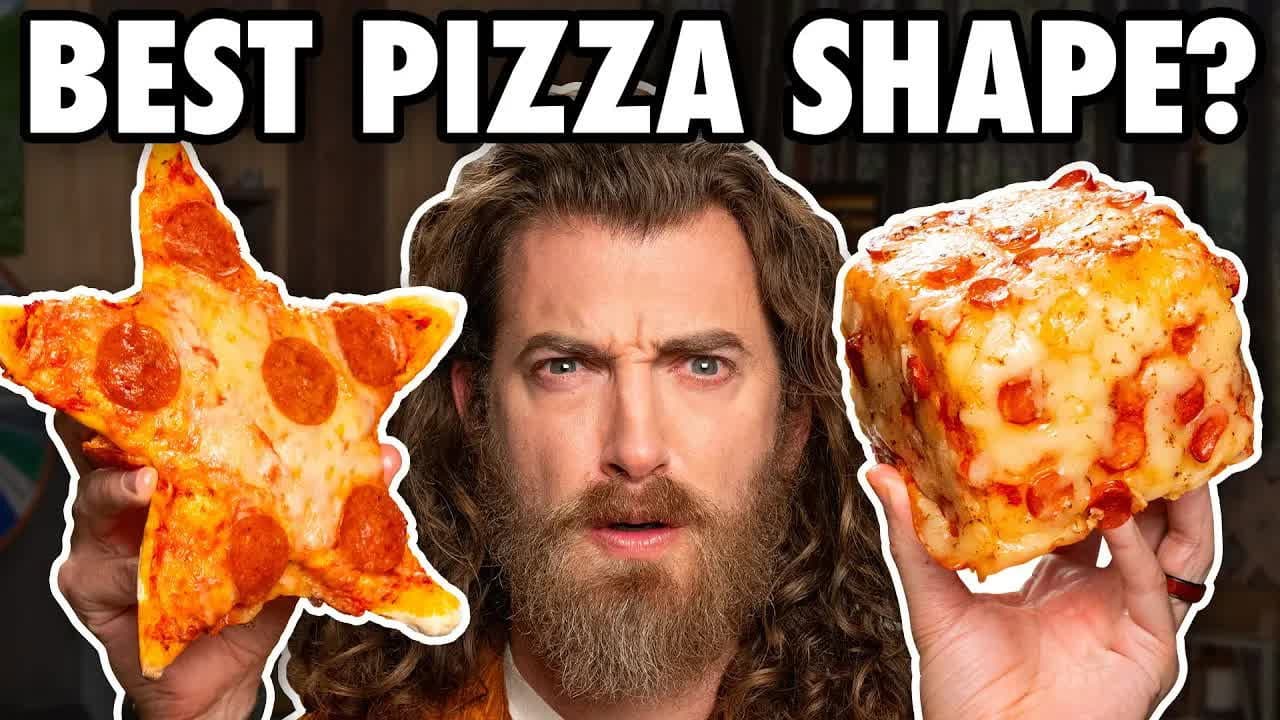 Still from Is Pizza Better In Different Shapes? (Taste Test)
