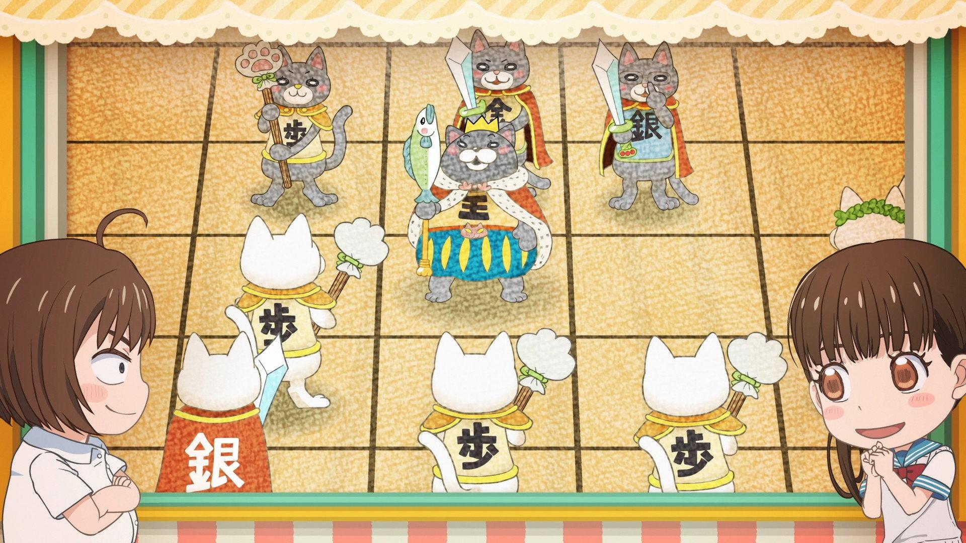 Still from Moving Meow Shogi: Mr. Nikaidou's Fluffy Shogi Class (2)