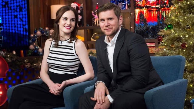 Still from Allen Leech and Michelle Dockery