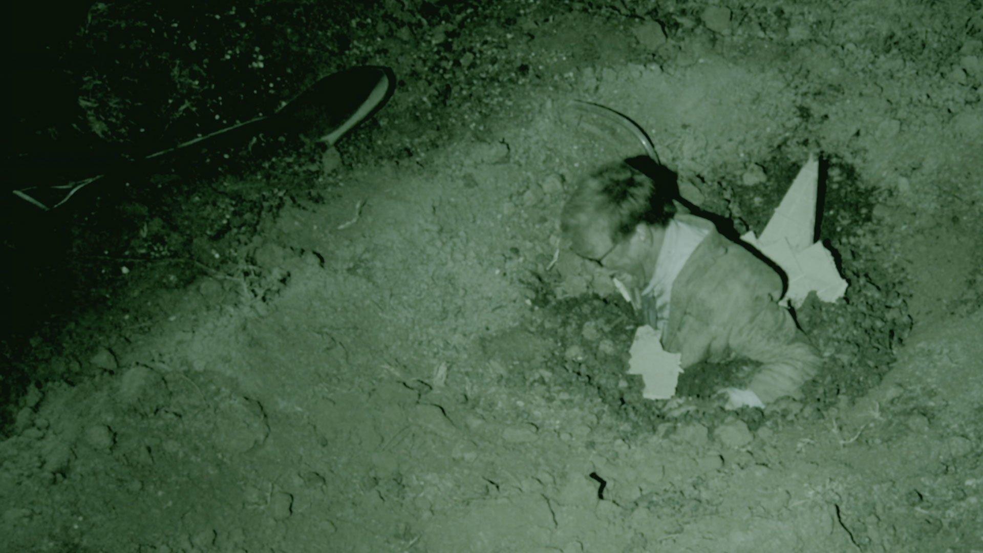 Still from Buried Alive, Giving Six Stars, Public Speaking