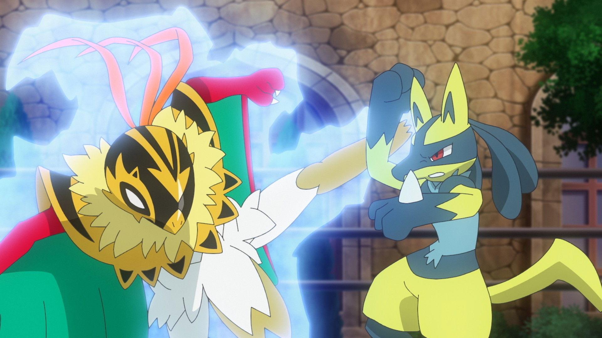 Still from Lucario's Challenge!