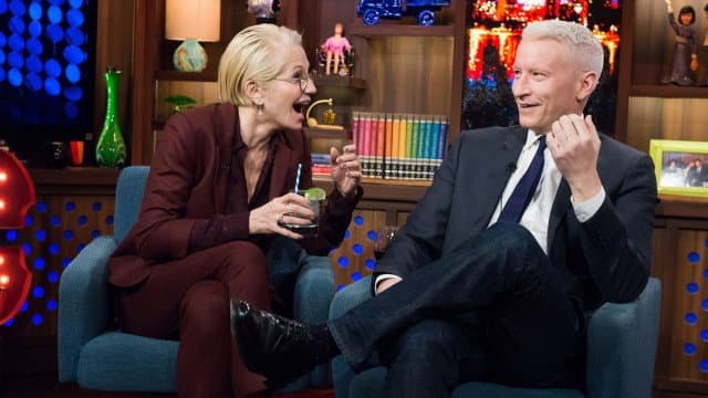 Still from Anderson Cooper & Ellen Barkin
