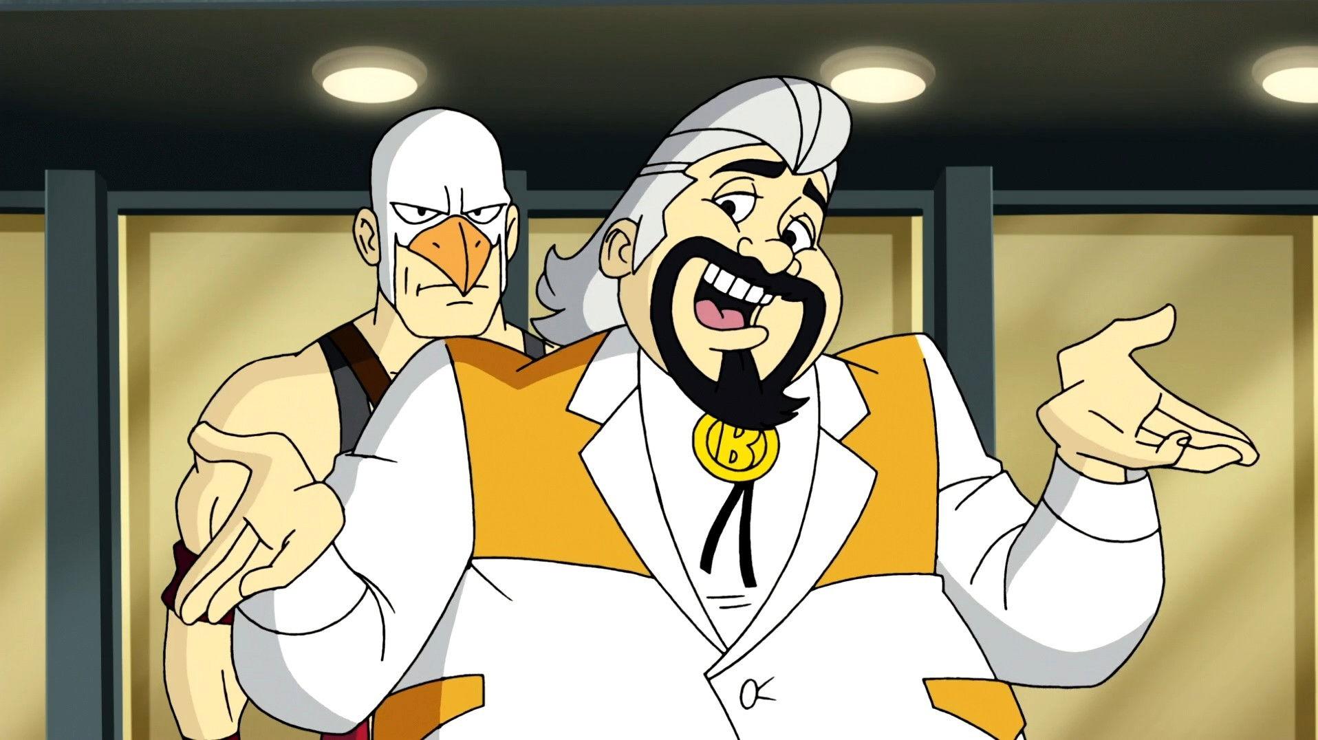 Still from Wrestle Maniacs