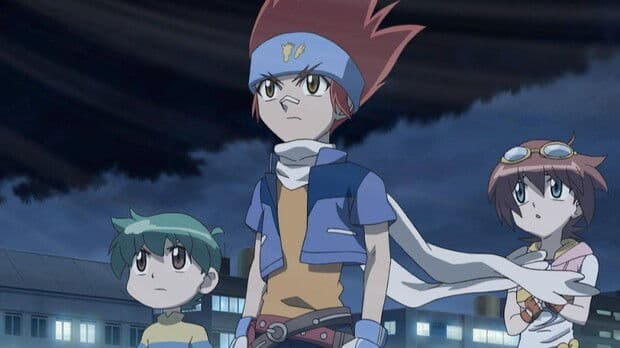 Still from Heated Battle! Gingka Versus Kyoya