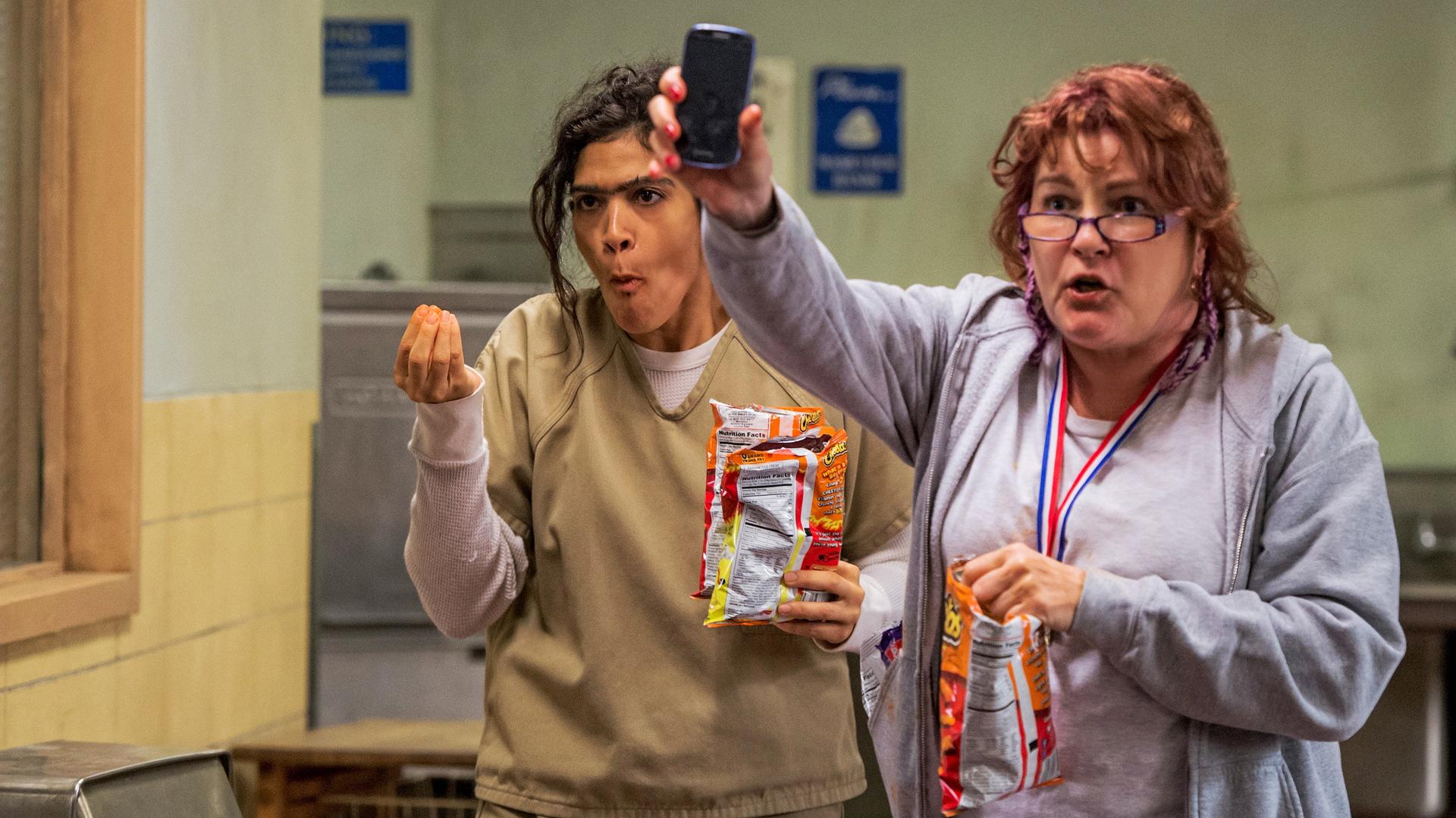 Still from Flaming Hot Cheetos, Literally