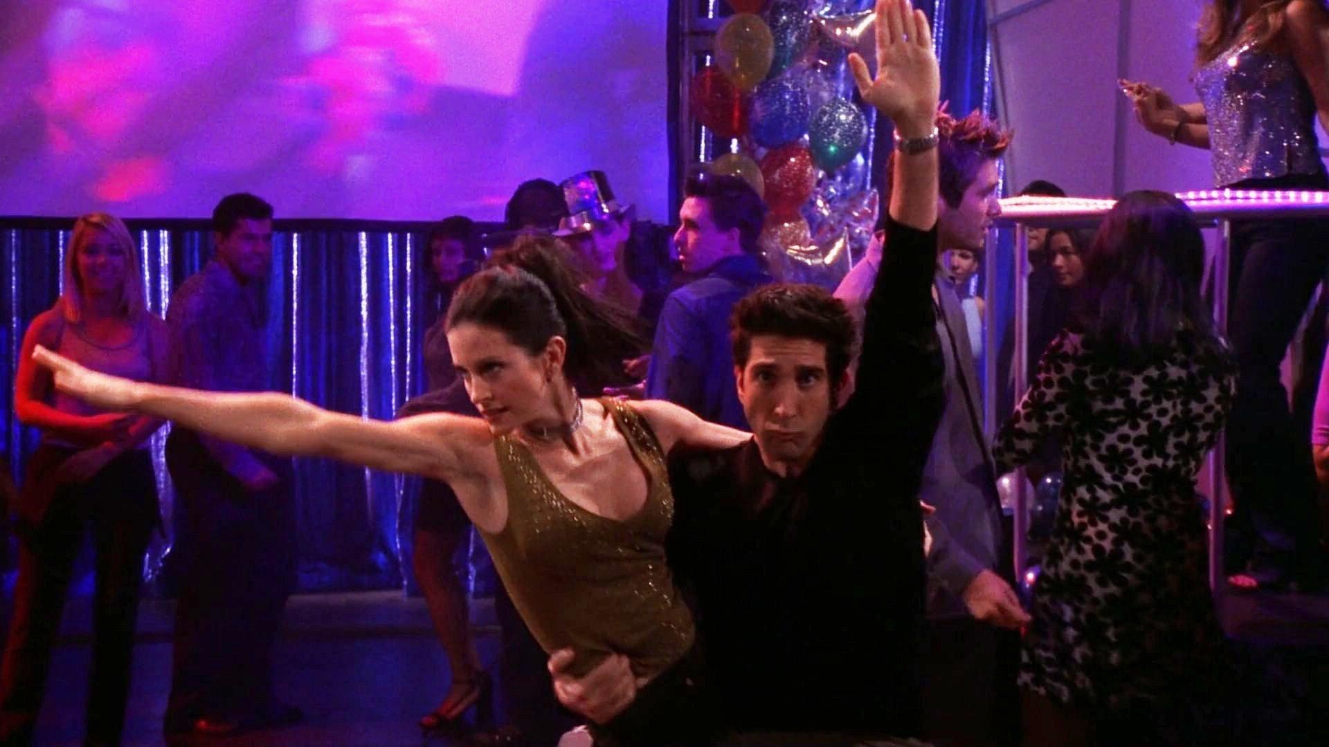 Still from The One with the Routine