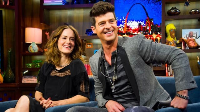 Still from Sarah Paulson & Robin Thicke
