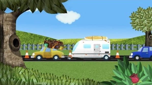 Still from Numbersongs: Counting Cars