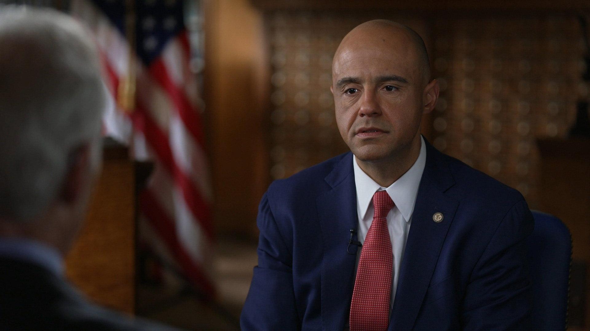 Still from The Prosecution of January 6th; Danger in the South China Sea; Dua Lipa