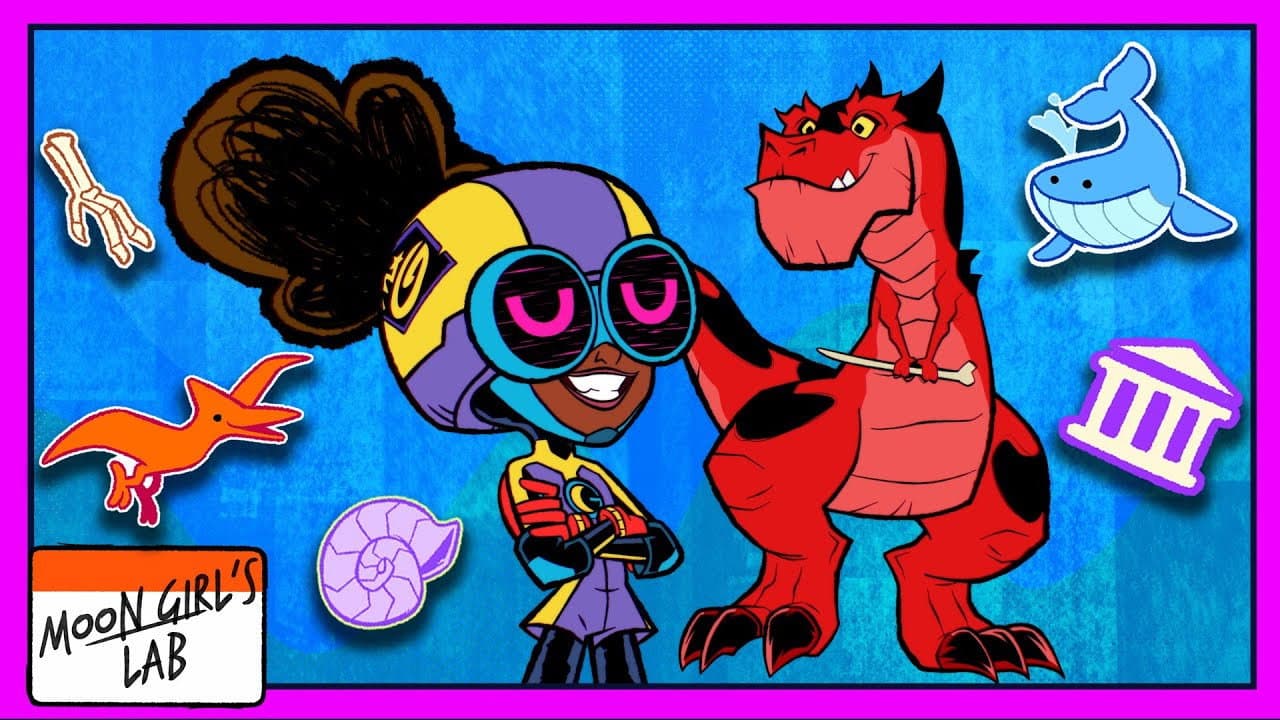 Still from Moon Girl's Lab Shorts: Adaptations