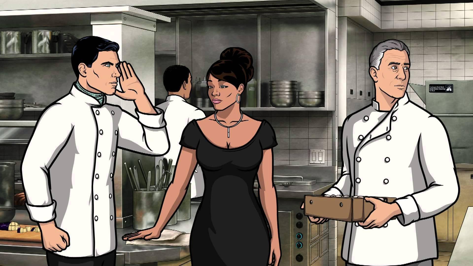 Still from Live and Let Dine