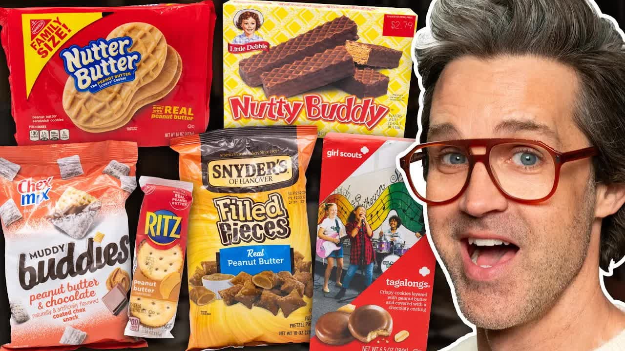 Still from Peanut Butter Snacks Taste Test Tournament