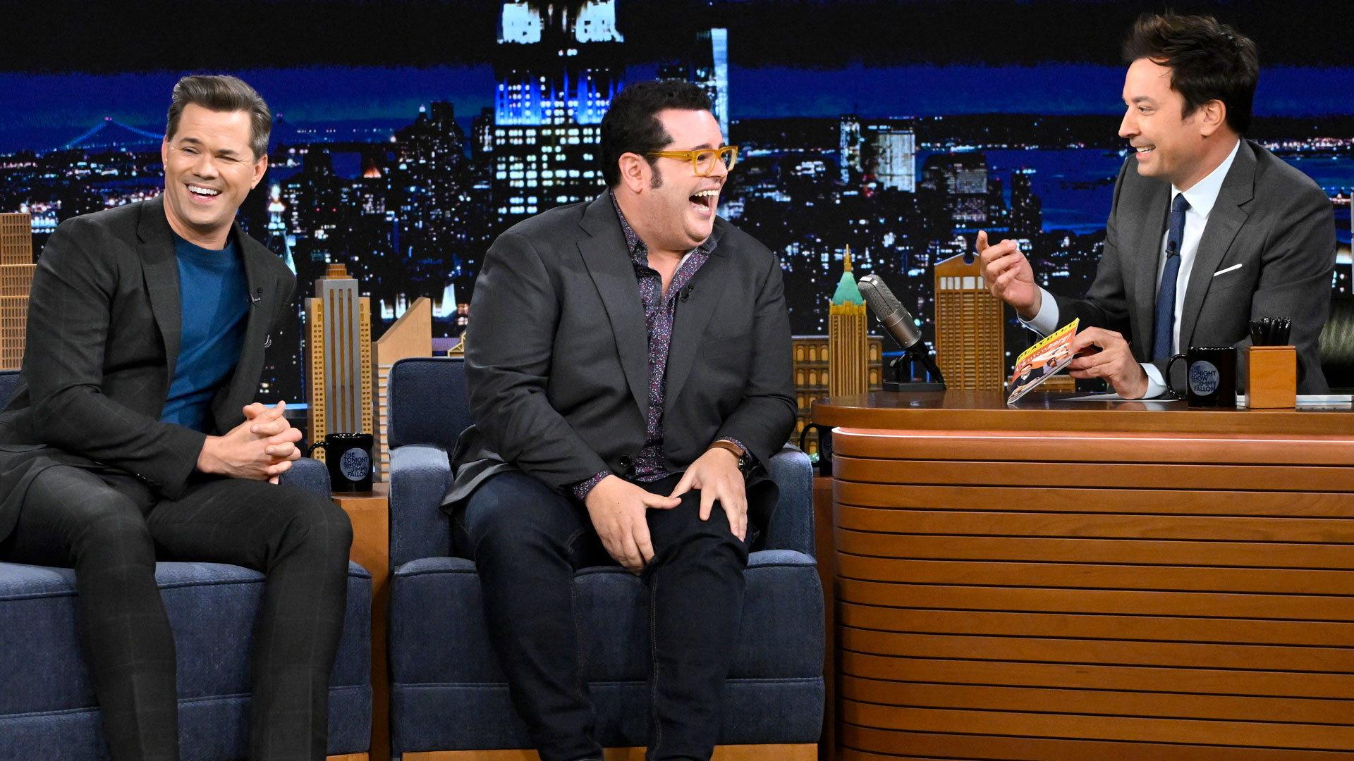 Still from Josh Gad and Andrew Rannells, Nate Bargatze, Ian Lara