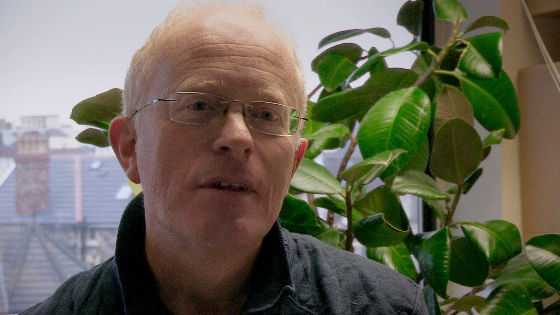 Still from Interview with Michael Gunton