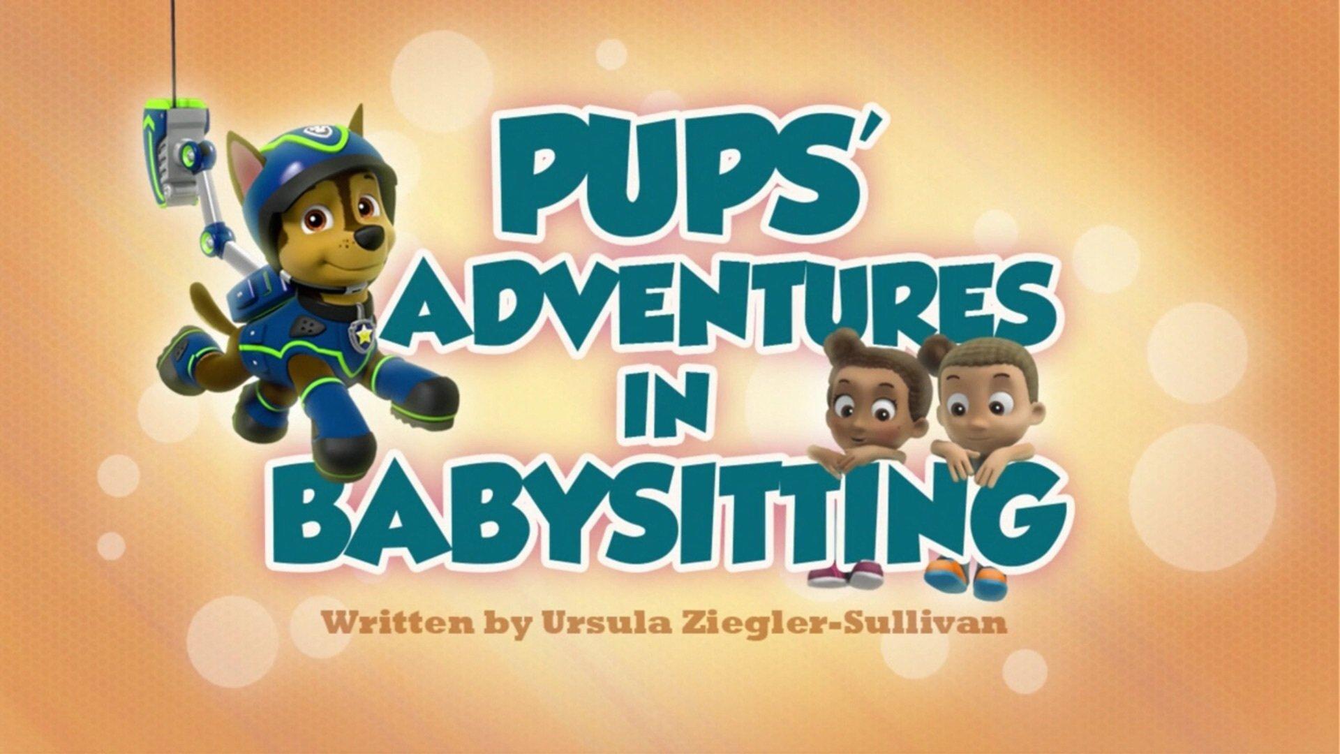 Still from Pups' Adventures in Babysitting