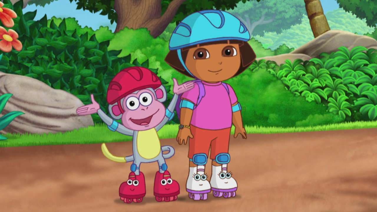 Still from Dora's Great Roller Skate Adventure