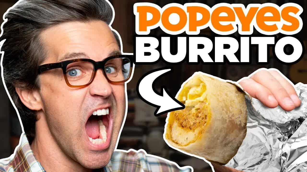 Still from Will It Breakfast Burrito? Taste Test