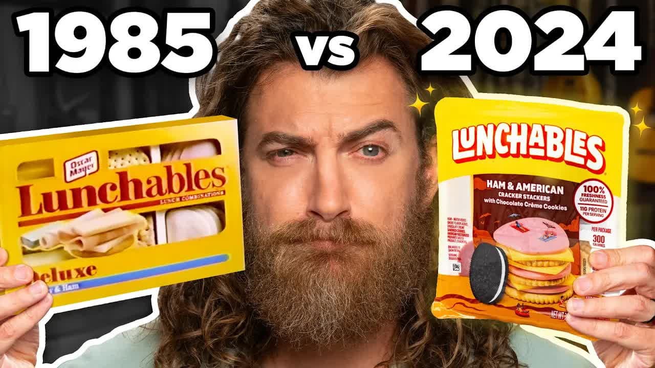 Still from 100 Years Of Kid Snacks Taste Test