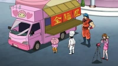 Still from Showing His True Strength! Komatsu's Food Honor The Actual Food! The Phantasmal Noodles, 'Zenmen'