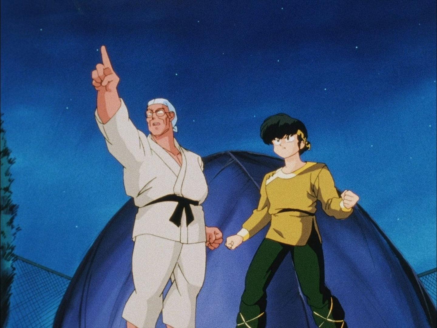 Still from Ryoga Inherits the Saotome School?