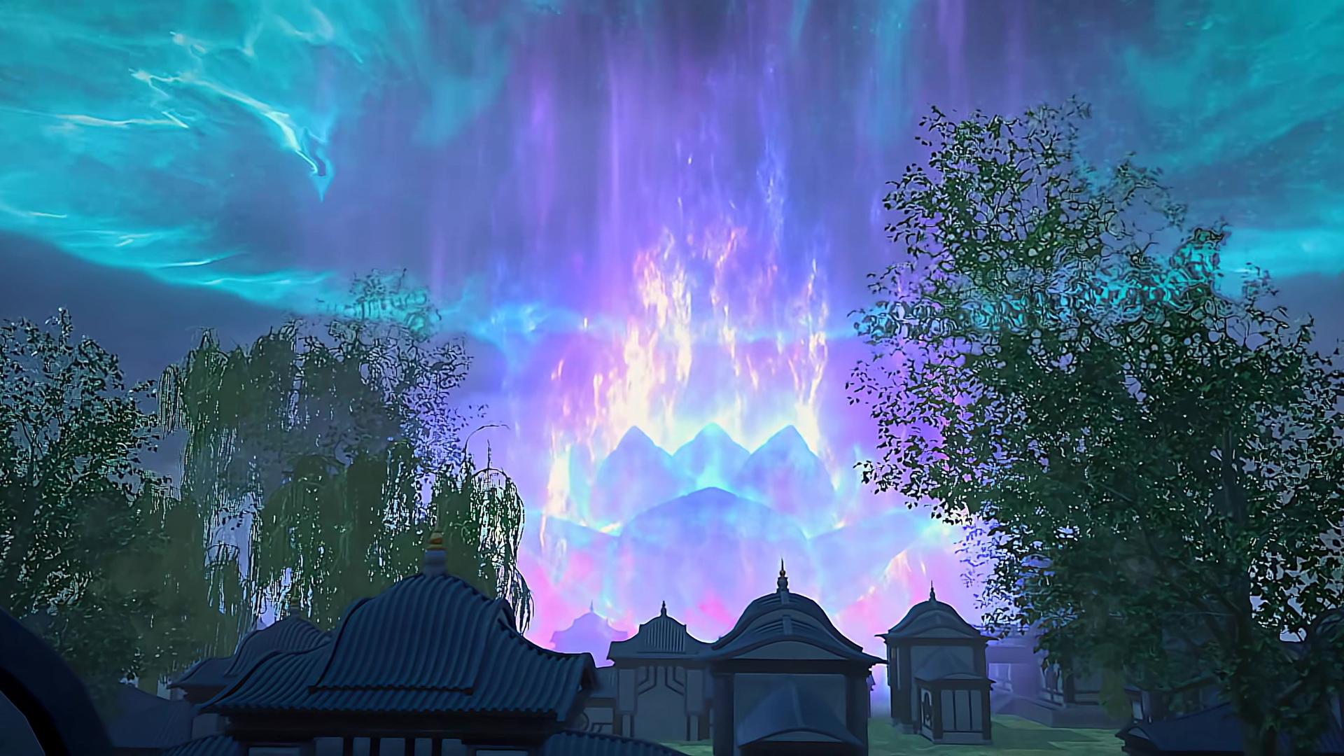 Still from The tiny Buddha fury Lotus