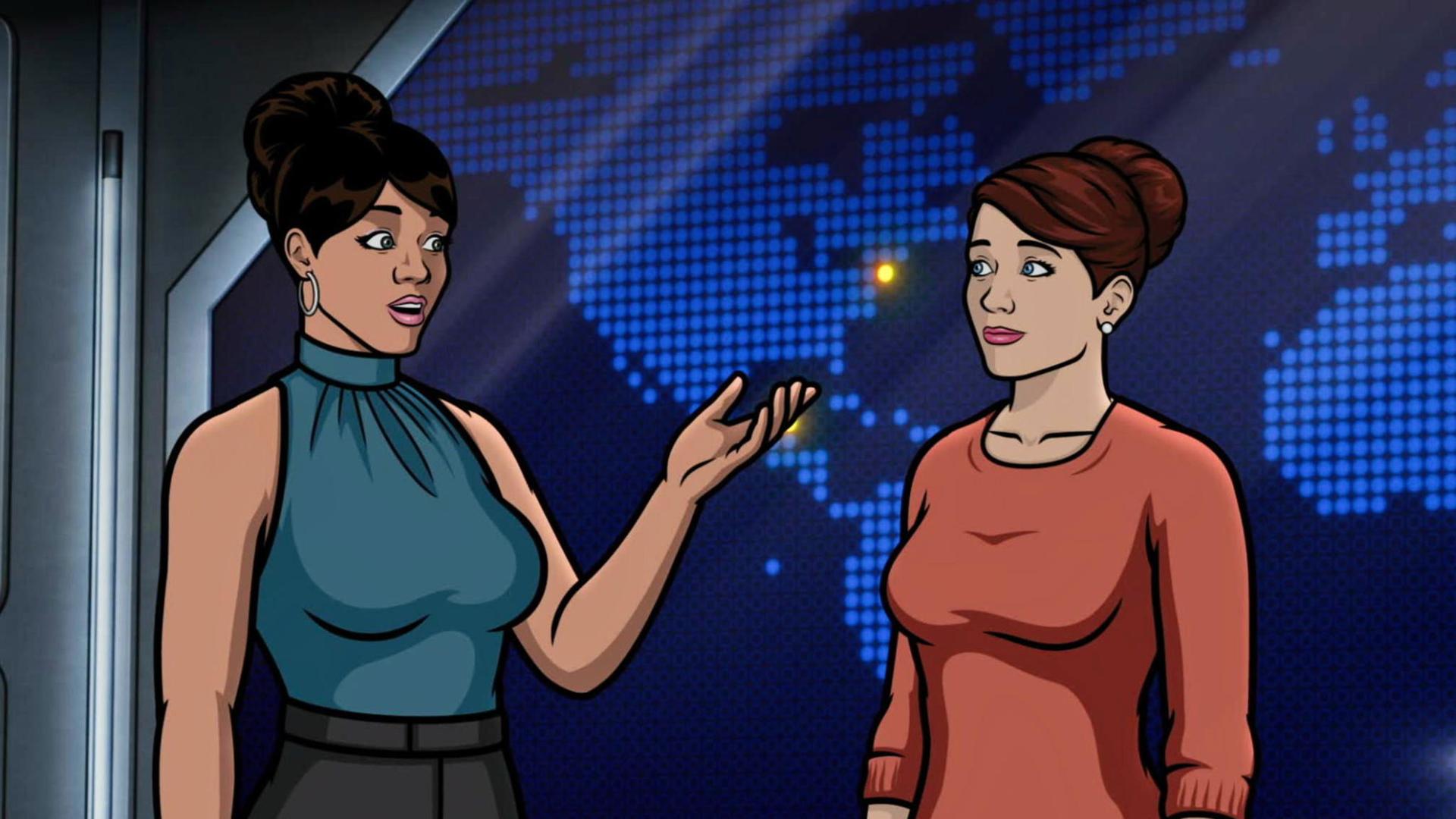 Still from Mission Out of Control Room